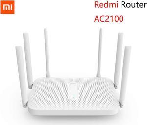 Redmi AC2100 Router Gigabit 2.4G 5.0GHz Dual-Band 2033Mbps Wireless Router Wifi Repeater With 6 High Gain Antennas Wider