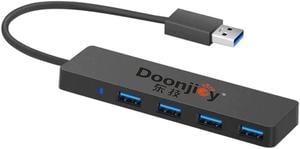 4-Port Ultra-Slim  USB 3.0 Hub with 2ft Extended Cable for Mac Pro HDD Ultra-thin  Usb 3.0 Hub