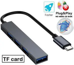 C HUB Type-C to 3.0 Converter  Ultra HD 4 in 1 Plug and play High Transmission Rate for Macbook Pro 13 15 Air Adapter
