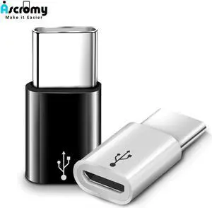 Type C Adapter Micro  Female to -C Male Converter c Charger Cable Adaptor For  S9 S10 S8   Typec