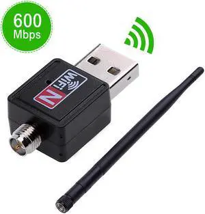 600Mbps USB2.0 Wireless Wifi Router 802.11 N Adapter PC Network LAN Card for PC Network Wifi Ethernet Dongle