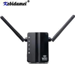 N300 Wifi Repeater 300Mbps Mini Wireless N Router Wifi Repeater Long Range Extender Booster with 2 External Antennas WPS