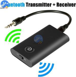 5.0 Transmitter Receiver Wireless Audio Adapter 2 in 1 A2DP 3.5mm Jack Aux  Adapter For PC TV Headphone Car