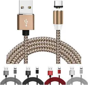 1M LED Magnetic Micro USB Cable For iPhone 6 7 8 X XR XS  Type C  Cable For   LG Charging Charge Adapter