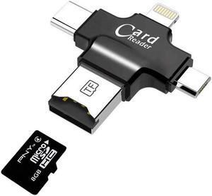4 in 1 Card Reader usb-C Micro USB MicroSD tipo C Cardreader for Android ipad/iphone 7plus 6s5s MacBook OTG TF SD reader