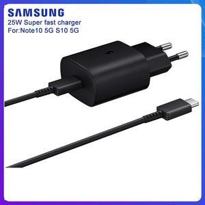 Original Super Fast Charge Wall Charger EP-TA800 for  GALAXY Note 10 Plus S10 Plus Note S20 Ultra 5G A90 A80 A70 S20 25W