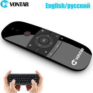 2.4Ghz Air Mouse Remote Control Wireless Keyboard English/ 6-Axis Motion Sensing IR Learning for Android TV BOX/Mini PC