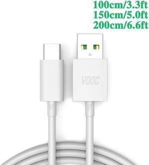 3.3ft 4A charger cable For  Find X R17 Pro Reno Mobile phone VOOC charger cable