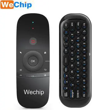 W1 Mini Air Mouse Gyro Sensing 2.4G Remote Contro English or  Wireless Keyboard for Smart Android TV Box mini PC