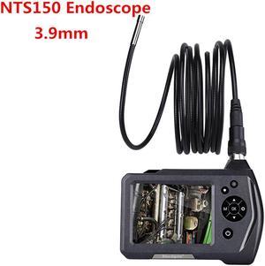 NTS150 Endoscope Inspection Camera 3.5" LCD Monitor 3.9mm Diameter 1 Meters Tube 16GB DVR Borescope Zoom Rotate Fl