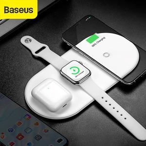 3 in 1 Qi Wireless Charger For  Watch For iPhone X XS XR  S10 18W Fast Charger For watch phone 11