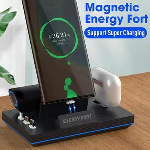 2020 New 11th Gen 3 in 1 40W Magnetic Fast Charging Dock For iPhone   3A 5A Magnet Quick Charge Charger
