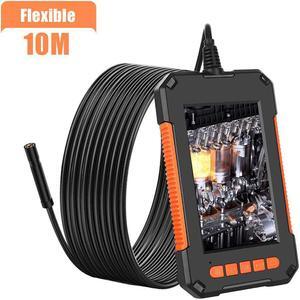 4.3-Inch USB Waterproof Industrial Video Endoscope Borescope 1920*1080p HD Endoscope Camera with Flexible/Rigid Cable