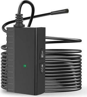 Endoscope Snake Camera 5.5mm Borescope Camera HD Endoscope Camera Waterproof Inspection Cameras with 6 Adjustable LED
