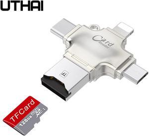 R010 4in1 Card Reader usb-C Micro USB MicroSD Adapter for Android ipad/iphone 7 8 X plus 6s5s Macbook OTG TF SD Cardreader