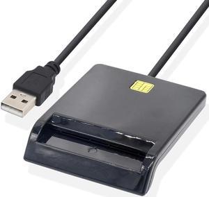 USB Smart Card Reader For Bank Card IC/ID EMV card Reader High Quality for Windows 7 8 10 Linux OS USB-CCID ISO 7816