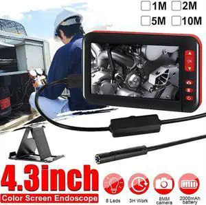 4.3-Inch Led Color Screen Hd 1080P Digital Endoscope Borescope Inspection Camera Adjust Brightness For Automobile