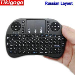 i8 2.4G Wireless Air Mouse  Layout mini Keyboard touchpad remote control for Android Smart TV box for Windows PC