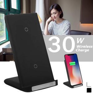 30W Qi Wireless Charger Stand For iPhone 11 pro 8 X XS Samsungs 10 s9 s8 Fast Wireless Charging Station Phone Charger