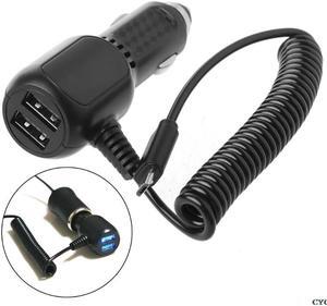 5V 2.4A Dual USB Fast Charging Car Charger Adapter Micro USB Data Cable For Android & For  Phone