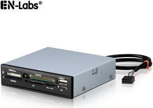 2.0 Card Reader Hub 3.5 Front Panel TF Flash MiniSD Micro SD Card Slot MMC MS CF XD CF Hight Speed Card Reader Floppy Box