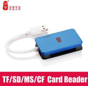 C385 USB 3.0 Card Reader Micro SDXC SDHC TF Memory Card Reader Mini Adapter For Micro SD / CF / MMC/ MS Pro Duo/ MicroSD
