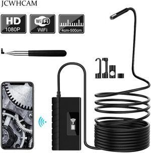 5.5mm Lens Endoscope iPhone Android Endoscope WiFi Camera Semi Rigid Cable Waterproof Telescoping Borescope Tube Camera
