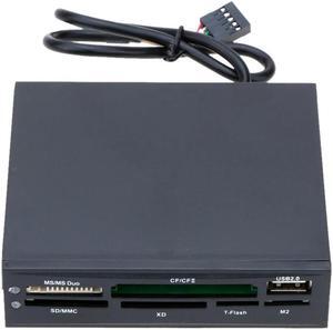 3.5" All in1 Desktop PC Memory Card Reader Internal Card Reader SD Card Reader Memory Stick for Laptop Desktop Peripheral