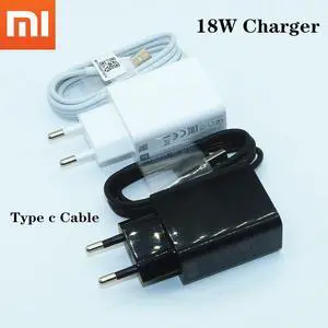Original For  Mi9 SE 18W Fast Charger QC 3.0 Quick Charge Power adapter Type c cable For mi 8 9 t cc9 redmi note 7 k20 pro