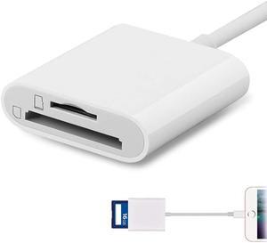 2 in 1 SD Card Reader SDHC TF & SD Card Dual Slot Camera Reader Adapter, Trail Game Camera for iphone pro 11 7 8 Xs  ipad