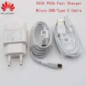 Original Charger 9V/2A USB Fast Charger Micro USB/Type C For P8 P9 P10 P20 Plus Lite  8 9 10 Mate7 8 10 Nova2 2i 3i