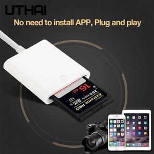C27 Lightning to SD Adapter For SLI Camera SD Memory Card Reader Support IOS13  For iPhone 6 7 8 11 X XR 7 8  Converter