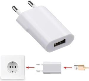 Standard 5V 1A Single USB AC Power Adapter Fast Charging for iPhone 4S 5 5S 6 6S 7 8 Plus X XS XR Phone Wall Charger