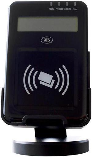 POS Credit card ISO1443 PC RFID  Compliant Contactless USB NFC Smart Reader With LCD Screen Reader ACR1222L