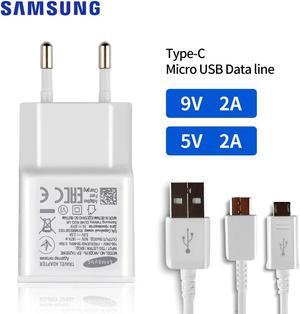 Original Wall Travel Fast Charger For  Galaxy Note10+ S10 S20 Ultra S8 Plus S9 SM-G9500 Note3 S7 Edge S6 S5 S3 I9300 G530