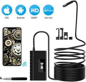 5.5mm 1080PHD Wifi Inspection Camera WiFi Borescope with 6 LED Lights Waterproof Endoscope for Android iOS Iphone