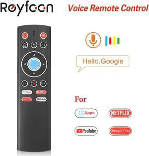 Voice Remote Control 2.4G Air Mouse G10 Gyroscope For Google Play Netflix Youtube Tx6 T95 max Q plus X88 Pro  F2 Tv Box