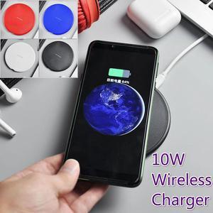 10W Fast Wireless Charger For   Visible USB Qi Charging Pad For IPhone X XS 11pro Adapter Receiver Chargeur TXTB1