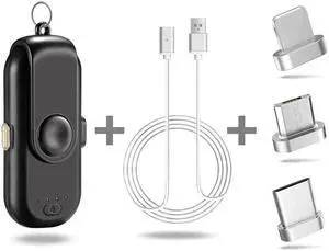 Power Bank Mini Emergency Mobile Power For iPhone Micro USB Type C Phone 1000mAh Portable Fast Charger Power Bank