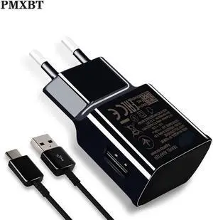 For  S10 S9 S8 Plus Wall Fast charger Type C Cable For  20  Redmi Android Phone Fast Charging Travel Adapter