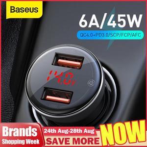 45W Quick Charge 4.0 USB Car Charger for Samsung Xiaomi 10 QC 4.0 3.0 PD 3.0 Fast Car Charging for Phone Car Charger