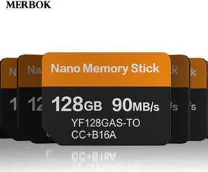 Memory Stick NM Card For Huawei Huawei P30 Pro 128GB 90MB/S NM-Card With USB3.1 Gen 1 Type-C Dual Use TF/NM Card Reader