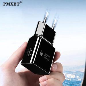 for   EU US Travel Adapter 5V 3A Fast Charge Micro USB Cable For Galaxy S7 S6 Edge J5 J7 A5 A7 2016 Note 5