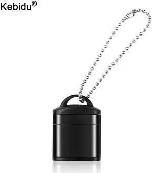 Portable Mini USB 2.0 Micro SD Memory Card Reader Adapter with Keychain High Speed Card Reader Laptop Accessories