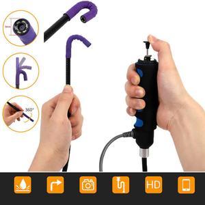 Industrial Endoscope Camera Rotatable Borescope 720P Rotary Endoscope USB Car Pipe Inspection Camera for Android IOS Phone