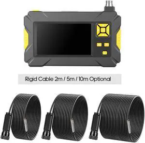 1080P Display Screen Industrial Endoscope Borescope Inspection Camera IP67 Waterproof 3.9mm Lens Built-in 6pcs Adjustable LEDs