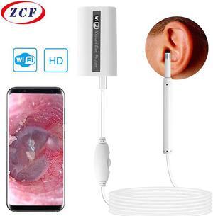 WIFI Ear Cleaner Endoscope HD720P Visual Ear picker 5.5mm Inspection Otoscope Camera Ear tunnel camera  Android PC IOS