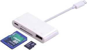 4in1 OTG Card Reader iOS Phone SD TF Memory Card Writer USB Camera Connection Kit Adapter for iPhone 11 Pro XS MAX XR 6 7 8 iPad