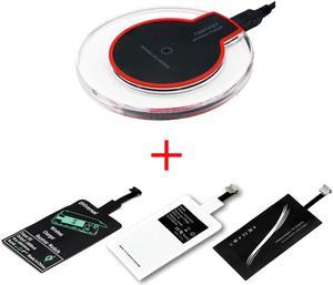 Wireless Charging Kit Transmitter Charger Adapter Receptor Receiver Pad Coil  Type-C Micro USB kit for iPhone