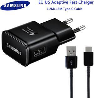 9V1.67A 15W Usb Adaptive Fast Charger Quick Charge Adapter 1.2/1.5M Type C Cable for Galaxy S10 S9 S8 Plus Note 8 9 A50